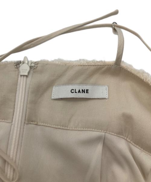 CLANE（クラネ）CLANE (クラネ) FRINGE CAMISOLE ALL IN ONE / フリンジ キャミソール オールインワン アイボリー サイズ:1の古着・服飾アイテム