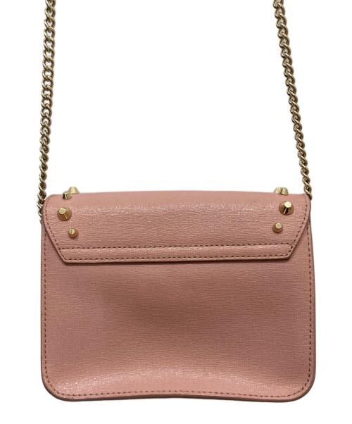 FURLA（フルラ）FURLA (フルラ) メトロポリタンスタッズショルダーバッグ ピンクの古着・服飾アイテム