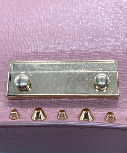 FURLA（フルラ）FURLA (フルラ) メトロポリタンスタッズショルダーバッグ ピンクの古着・服飾アイテム