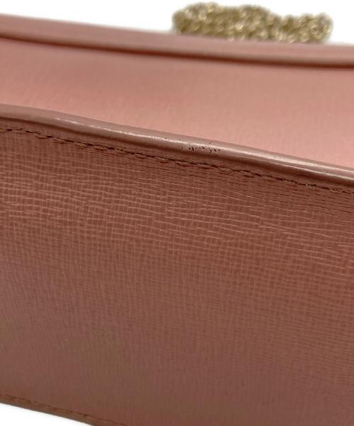 FURLA（フルラ）FURLA (フルラ) メトロポリタンスタッズショルダーバッグ ピンクの古着・服飾アイテム
