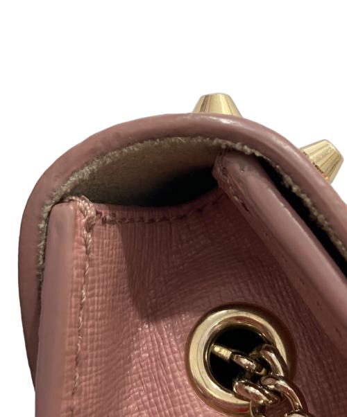 FURLA（フルラ）FURLA (フルラ) メトロポリタンスタッズショルダーバッグ ピンクの古着・服飾アイテム
