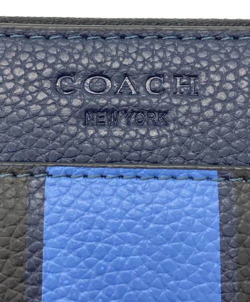 COACH（コーチ）COACH (コーチ) ラウンドジップロングウォレット ネイビーの古着・服飾アイテム