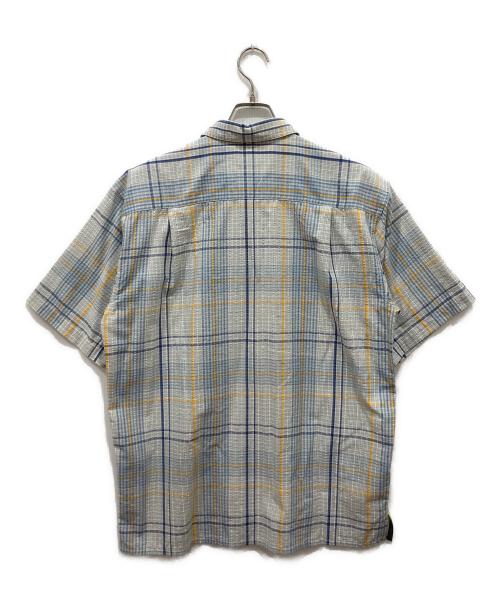Patagonia（パタゴニア）Patagonia (パタゴニア) 半袖チェックシャツ ブルー サイズ:Mの古着・服飾アイテム