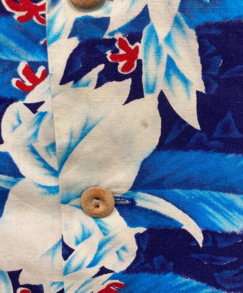 KAMEHAMEHA（カメハメハ）KAMEHAMEHA (カメハメハ) アロハシャツ ブルー サイズ:Mの古着・服飾アイテム