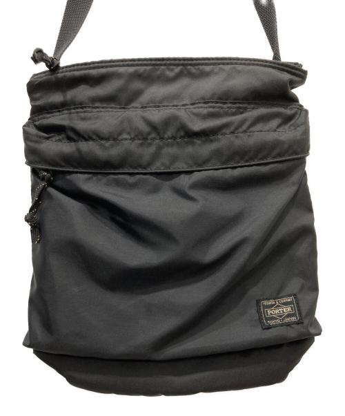 PORTER（ポーター）PORTER (ポーター) FORCE SHOULDER BAG ブラックの古着・服飾アイテム