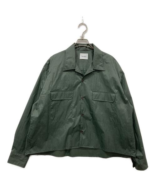 santaku（サンタク）santaku (サンタク) ナイロンシャツジャケット カーキ サイズ:Mの古着・服飾アイテム