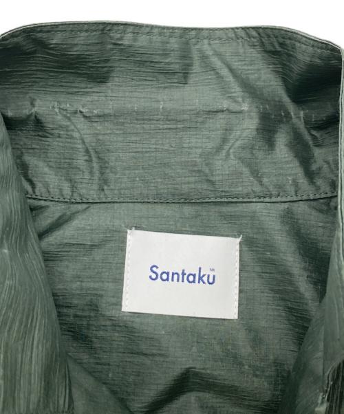 santaku（サンタク）santaku (サンタク) ナイロンシャツジャケット カーキ サイズ:Mの古着・服飾アイテム