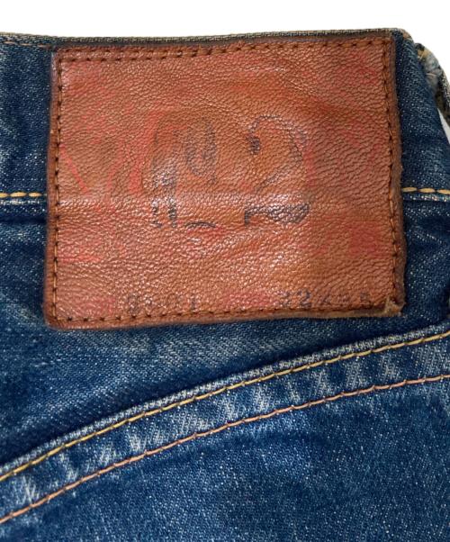 EVISU（エヴィス）EVISU (エヴィス) NO2 カモメペイントデニムパンツ インディゴ サイズ:32の古着・服飾アイテム