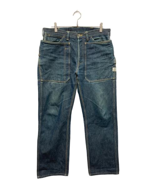 SASSAFRAS（ササフラス）SASSAFRAS (ササフラス) FALL LEAF DENIM PANTS インディゴ サイズ:Lの古着・服飾アイテム