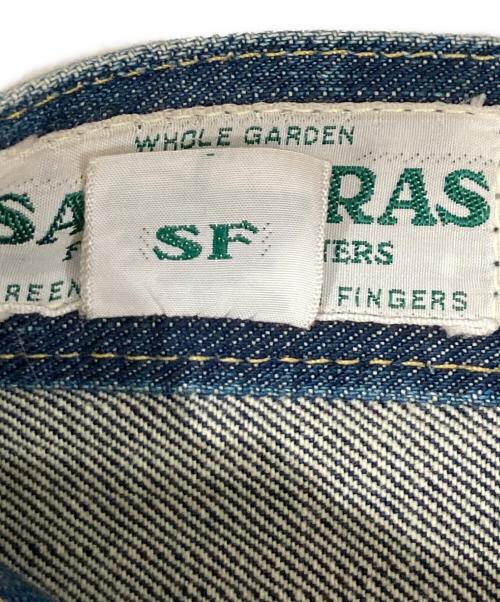SASSAFRAS（ササフラス）SASSAFRAS (ササフラス) FALL LEAF DENIM PANTS インディゴ サイズ:Lの古着・服飾アイテム