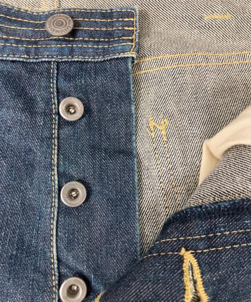 SASSAFRAS（ササフラス）SASSAFRAS (ササフラス) FALL LEAF DENIM PANTS インディゴ サイズ:Lの古着・服飾アイテム