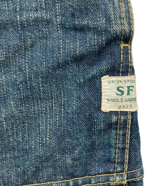 SASSAFRAS（ササフラス）SASSAFRAS (ササフラス) FALL LEAF DENIM PANTS インディゴ サイズ:Lの古着・服飾アイテム