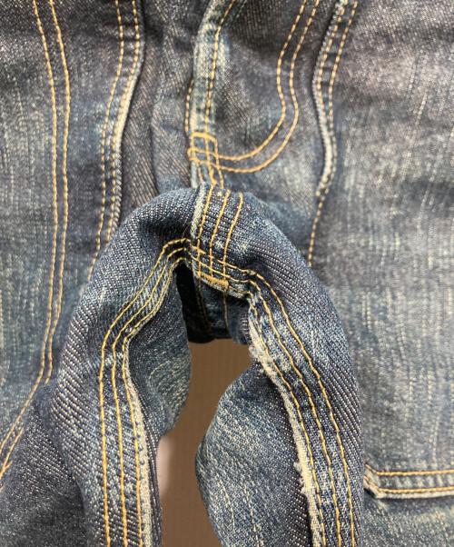 SASSAFRAS（ササフラス）SASSAFRAS (ササフラス) FALL LEAF DENIM PANTS インディゴ サイズ:Lの古着・服飾アイテム