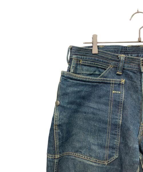 SASSAFRAS（ササフラス）SASSAFRAS (ササフラス) FALL LEAF DENIM PANTS インディゴ サイズ:Lの古着・服飾アイテム