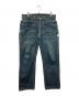 SASSAFRAS（ササフラス）の古着「FALL LEAF DENIM PANTS」｜インディゴ