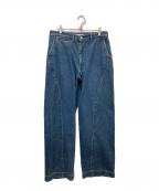 jiedaジエダ）の古着「DRAPING DENIM PANTS」｜インディゴ