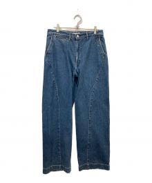 jieda（ジエダ）の古着「DRAPING DENIM PANTS」｜インディゴ