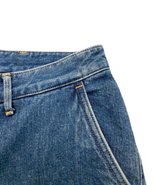 jieda（ジエダ）jieda (ジエダ) DRAPING DENIM PANTS インディゴ サイズ:2の古着・服飾アイテム
