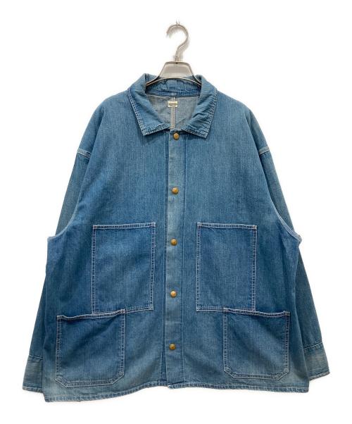 chimala（チマラ）chimala (チマラ) デニムカバーオール インディゴ サイズ:Lの古着・服飾アイテム