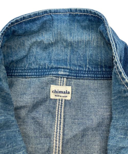 chimala（チマラ）chimala (チマラ) デニムカバーオール インディゴ サイズ:Lの古着・服飾アイテム