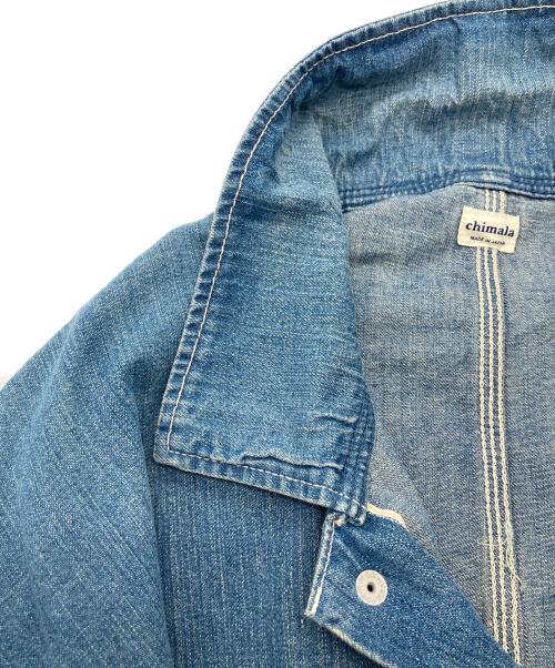chimala（チマラ）chimala (チマラ) デニムカバーオール インディゴ サイズ:Lの古着・服飾アイテム
