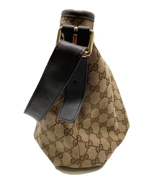 GUCCI（グッチ）GUCCI (グッチ) GGキャンバス ショルダーバッグ ベージュの古着・服飾アイテム