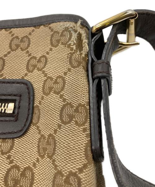 GUCCI（グッチ）GUCCI (グッチ) GGキャンバス ショルダーバッグ ベージュの古着・服飾アイテム