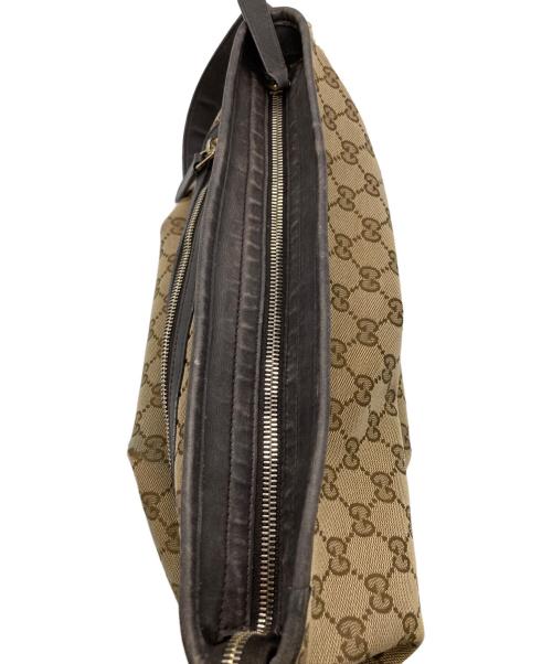 GUCCI（グッチ）GUCCI (グッチ) GGキャンバス ショルダーバッグ ベージュの古着・服飾アイテム