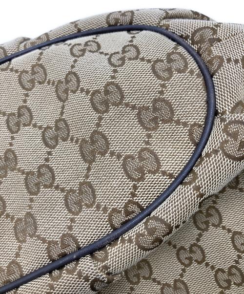 GUCCI（グッチ）GUCCI (グッチ) GGキャンバス ショルダーバッグ ベージュの古着・服飾アイテム