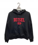 DIESELディーゼル）の古着「プルオーバーパーカー」｜ブラック