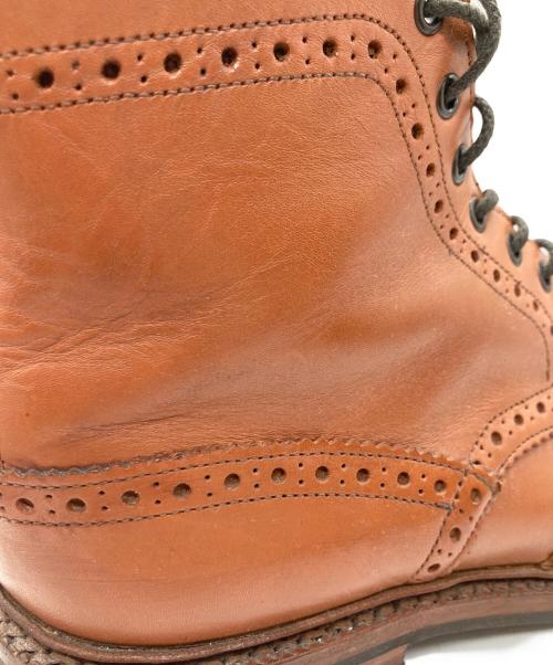 Tricker's（トリッカーズ）Tricker's (トリッカーズ) ウィングチップブーツ ブラウン サイズ:8の古着・服飾アイテム