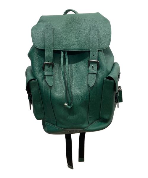 COACH（コーチ）COACH (コーチ) ハドソン バックパック / レザー リュック グリーンの古着・服飾アイテム
