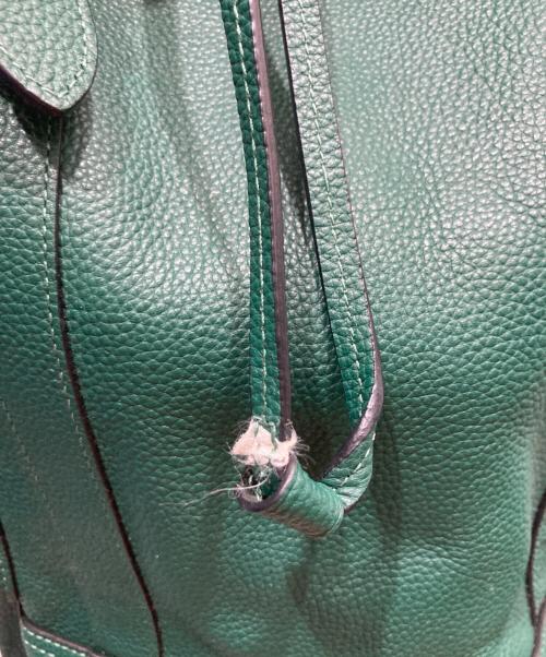 COACH（コーチ）COACH (コーチ) ハドソン バックパック / レザー リュック グリーンの古着・服飾アイテム