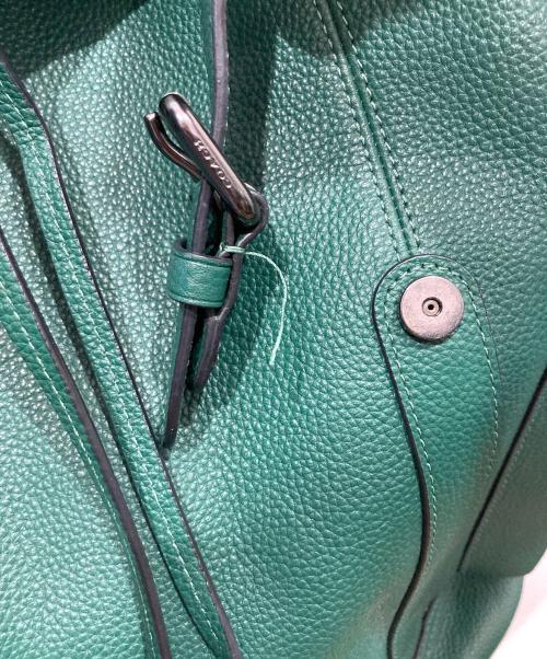 COACH（コーチ）COACH (コーチ) ハドソン バックパック / レザー リュック グリーンの古着・服飾アイテム