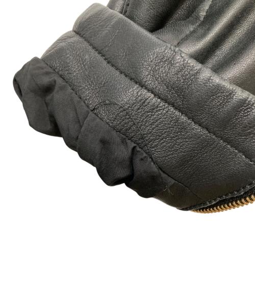 VERSACE（ヴェルサーチェ）VERSACE (ヴェルサーチェ) H&M (エイチアンドエム) スタッズレザージャケット ブラック サイズ:XSの古着・服飾アイテム