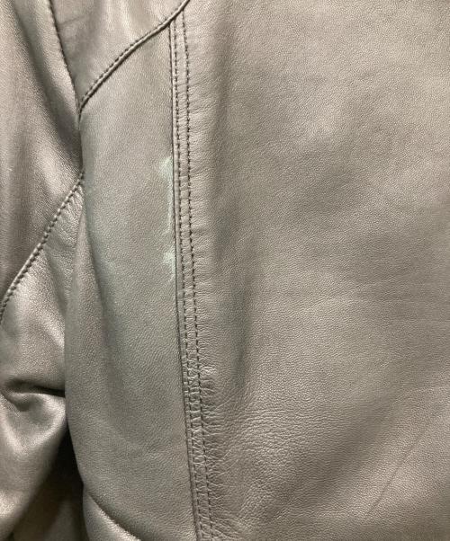 VERSACE（ヴェルサーチェ）VERSACE (ヴェルサーチェ) H&M (エイチアンドエム) スタッズレザージャケット ブラック サイズ:XSの古着・服飾アイテム