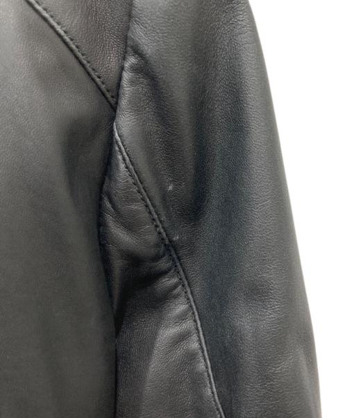 VERSACE（ヴェルサーチェ）VERSACE (ヴェルサーチェ) H&M (エイチアンドエム) スタッズレザージャケット ブラック サイズ:XSの古着・服飾アイテム