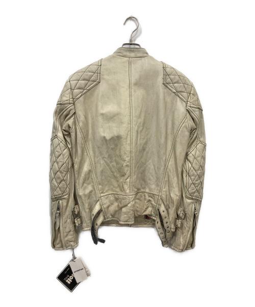 Schott（ショット）Schott (ショット) ライダースジャケット アイボリー サイズ:Sの古着・服飾アイテム