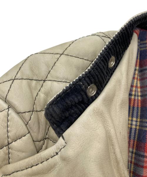 Schott（ショット）Schott (ショット) ライダースジャケット アイボリー サイズ:Sの古着・服飾アイテム