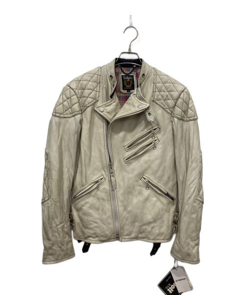 Schott（ショット）Schott (ショット) ライダースジャケット アイボリー サイズ:Sの古着・服飾アイテム