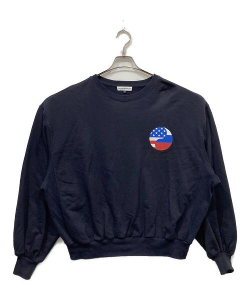 Gosha Rubchinskiy（ゴーシャラブチンスキー）Gosha Rubchinskiy (ゴーシャラブチンスキー) クルーネックスウェット ネイビー サイズ:Sの古着・服飾アイテム
