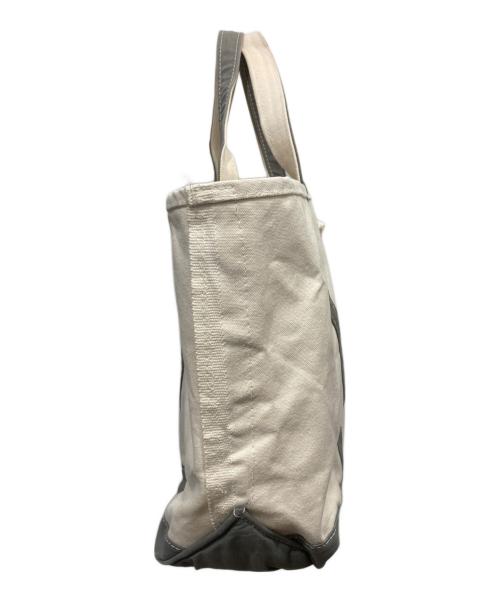 L.L.Bean（エルエルビーン）L.L.Bean (エルエルビーン) トートバッグ ホワイト×グレーの古着・服飾アイテム