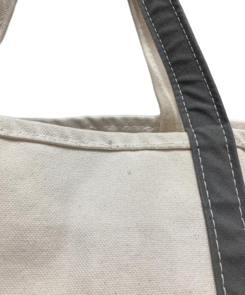 L.L.Bean（エルエルビーン）L.L.Bean (エルエルビーン) トートバッグ ホワイト×グレーの古着・服飾アイテム