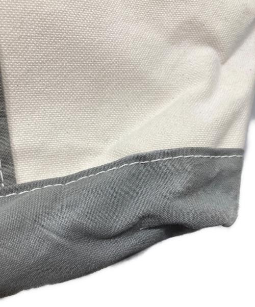 L.L.Bean（エルエルビーン）L.L.Bean (エルエルビーン) トートバッグ ホワイト×グレーの古着・服飾アイテム