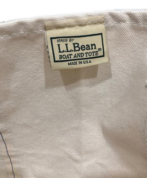 L.L.Bean（エルエルビーン）L.L.Bean (エルエルビーン) トートバッグ ホワイト×グレーの古着・服飾アイテム