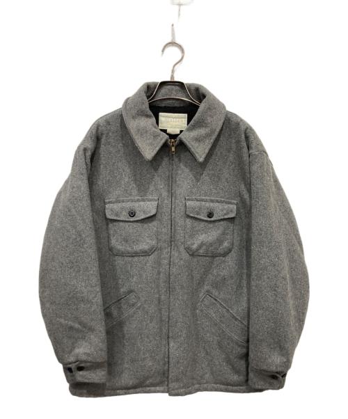 MELTON（メルトン）MELTON (メルトン) ジップアップCPOジャケット グレー サイズ:不明の古着・服飾アイテム