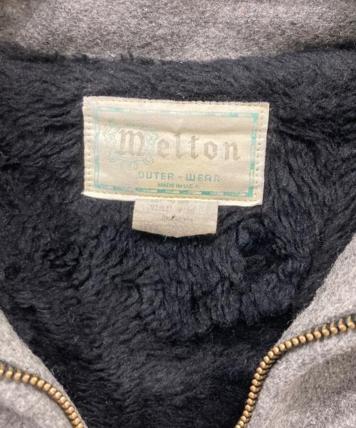 MELTON（メルトン）MELTON (メルトン) ジップアップCPOジャケット グレー サイズ:不明の古着・服飾アイテム