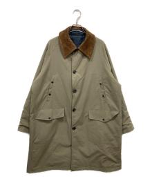 RHYTHR（リズル）の古着「REVERSIBLE SOUTIEN COLLAR COAT」｜カーキ×ネイビー