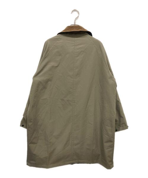 RHYTHR（リズル）RHYTHR (リズル) REVERSIBLE SOUTIEN COLLAR COAT カーキ×ネイビー サイズ:Sの古着・服飾アイテム