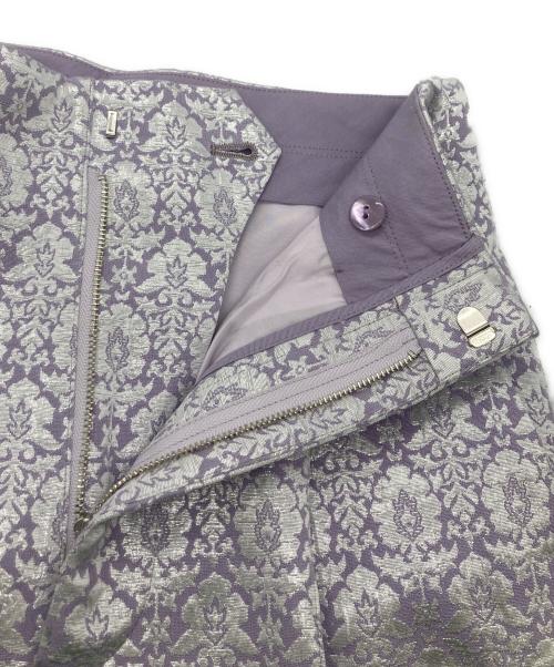 DRAWER（ドゥロワー）DRAWER (ドゥロワー) 総柄パンツ ラベンダー サイズ:34の古着・服飾アイテム